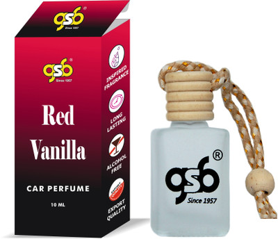 GANDHI SUGANDH BHANDAR Vanilla Hanging Air Freshener Inspired From Zrra Red Vanilla Car Freshener Diffuser redvanillacar(10 ml)