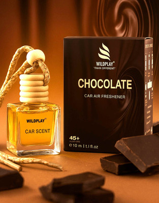 Wildplay Chocolate musk Essential Oil Hanging Pod Diffuser Car Freshener Diffuser Chocolate Car Air Freshener Hanging Perfume Long Lasting Chocolate Fragrance Car Air Freshener Hanging Perfume Bottle Luxury Chocolate Car Air Freshener(10 ml)