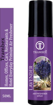 Trambex Pure Air Effect Lavender Car,home,office,room Air Freshener Spray  (50 Ml) For Rs. 99 @ 75 %