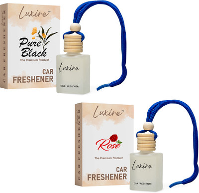 LUXIRE PUREBLACK-ROSE Car Freshener Diffuser lx01(2 x 10 ml)
