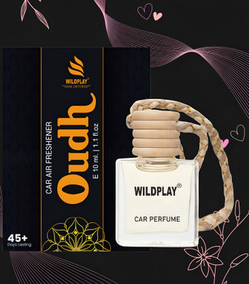 Wildplay Oudh Hanging Car Diffuser Hanging Car Air Freshener(10 ml)