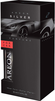 areon Silver Car Freshener Spray Silver Perfume Car Air Freshener(50 ml)