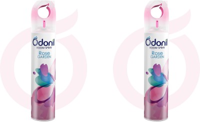 Odonil ROSE GARDEN, AIR FRESHNER, LONG LASTING FRAGRANCE Spray(2 x 220 ml)