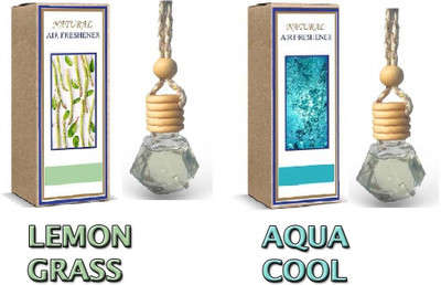 WINKCART Car Air Freshener Diffuser Essential Oil Aqua Cool & Lemon Grass Fragrance Car Freshener Diffuser, Aroma Oil Car Air Freshener Diffuser Natural Essential Oil Aqua Cool & Lemon Grass Fragrance(2 x 10 ml) WINKCART Car Air Freshener Diffuser Essential Oil Aqua Cool & Lemon Grass Fragrance Car Freshener Diffuser, Aroma Oil Car Air Freshener Diffuser Natural Essential Oil Aqua Cool & Lemon Grass Fragrance(2 x 10 ml)