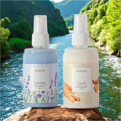 RODASI LAVENDER SANDAL Car Freshener Spray RODASSSS_53-FLVSD100ML(2 x 100 ml)