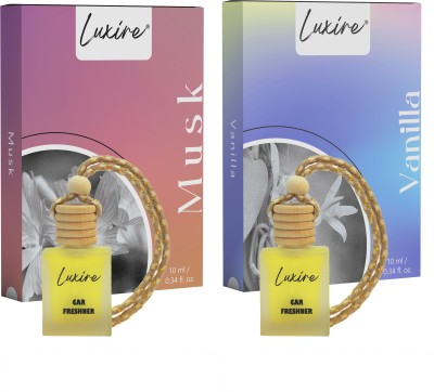 LUXIRE MUSK Car Freshener Diffuser(2 x 10 ml)