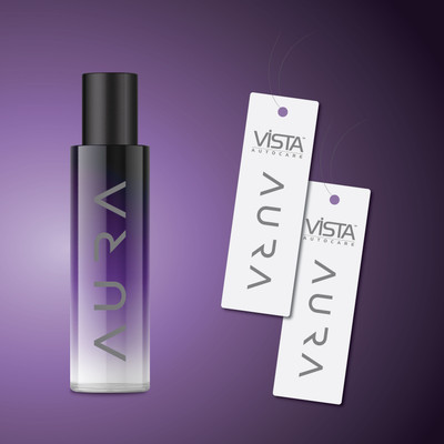 Vista Auto Care Musk Car Freshener Spray Aura Hanging Air Freshener - Musk 30 ml with 2 Hanging Boards 400 + Sprays(30 ml)