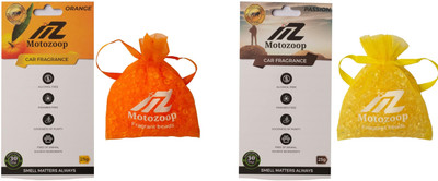 MOTOZOOP Combo Of Solar Perfume Refills Hanging Crystal Eva Beads (Passion And Orange) Car Freshener Refill Combo Of Solar Perfume Refills Hanging Perfume Car Fragrance Air Freshener Car Aroma car perfumes Car fresheners Crystal Eva Beads (Passion And Orange)(2 x 25 g)