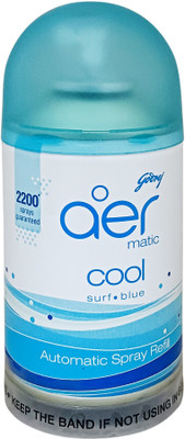 Godrej Aer Cool Surf Blue Automatic Spray, Refill Matic Refill Cool Surf Blue(225 ml)