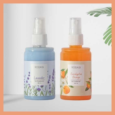 RODASI LAVENDER EUCALYPTUS ORANGE Car Freshener Spray FK_New_10011126-FLVEO100ML(2 x 100 ml)