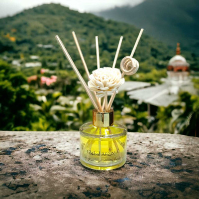 GLOBAL AROMA Tuscan Leather Reed Diffuser Set Fragrance for Office, Home, Gym and Yoga Diffuser Set Tuscan Leather Reed Diffuser Set 60ML,Fragrance for Office, Home, Gym and Yoga | Mood Enhancer, Smoke Less Room Freshener for Home(60 ml) GLOBAL AROMA Tuscan Leather Reed Diffuser Set Fragrance for Office, Home, Gym and Yoga Diffuser Set Tuscan Leather Reed Diffuser Set 60ML,Fragrance for Office, Home, Gym and Yoga | Mood Enhancer, Smoke Less Room Freshener for Home(60 ml)