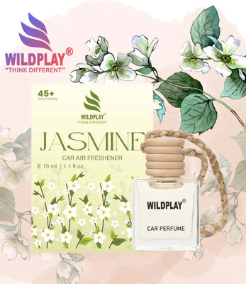Wildplay Jasmine Hanging Car Perfume Diffuser Hanging Car Perfume(10 ml)