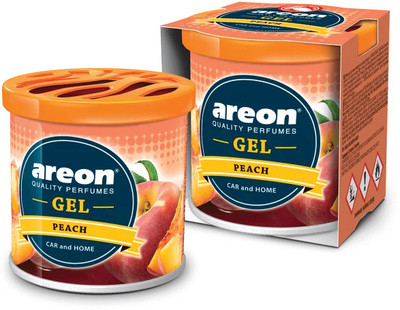 areon GEL peach Car Freshener Diffuser Gelcarperfume 006(80 g)