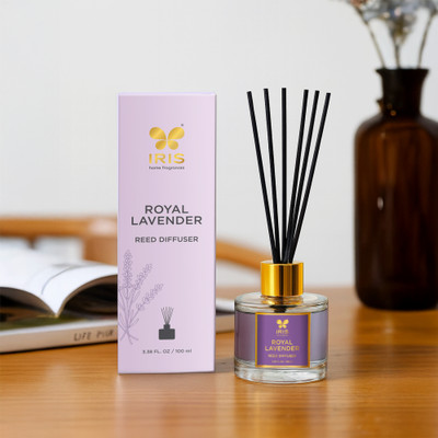 IRIS Royal Lavender Aroma Reed Diffuser Set Home Fragrances(100 ml)