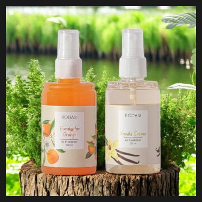 RODASI EUCALYPTUS ORANGE VANILLA CREAME Car Freshener Spray RDS_AD_FEOVC100ML(2 x 100 ml)