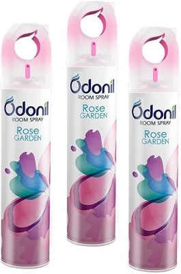 Odonil Room Spray Air Freshener Rose Garden Room Spray-Pk-3 Spray(3 x 220 ml)