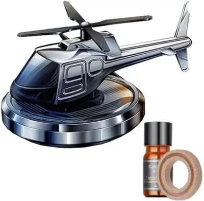 Budwill ® XC-002 Solar Auto Rotating Helicopter Aromatherapy Car Freshener Diffuser XC-002 Solar Rotating Helicopter(1 Units)