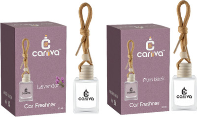 Cariiva LAVENDER-PUREBLACK Car Freshener Diffuser CR_02(2 x 10 ml)