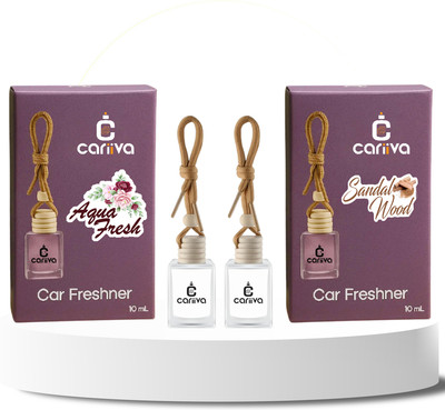 Cariiva AQUAFRESH-SANDALWOOD Car Freshener Diffuser CR_02(2 x 10 ml)