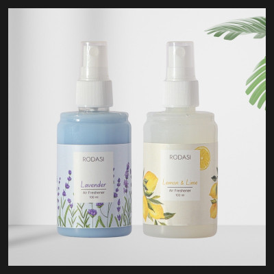 RODASI LAVENDER LEMON LIME Car Freshener Spray RDS_FLVLL100ML(2 x 100 ml)