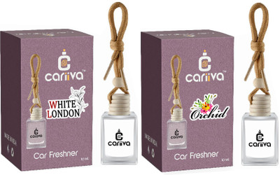 Cariiva ORCHID-WHITELONDON Car Freshener Diffuser CR_02(2 x 10 ml)