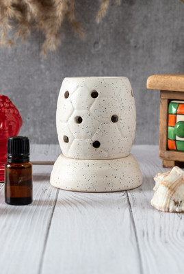 Bright Shop Diffuser Set White Color, Football Shape Aroma Diffuser with 10 ML Oil Diffuser Set Diffuser Set(2 x 5 ml)