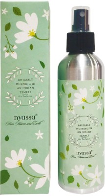nyassa An Early Morning in an Indian Temple Air Perfume|Non Alcoholic|Floral Scent|Home Spray(180 ml)