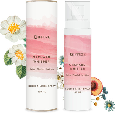 Diffuze Orchid Whisper Spray Orchid Whisper Room & Linen Spray | Juicy & Playful Floral Scent for Home, Bathroom & Linen(100 ml)