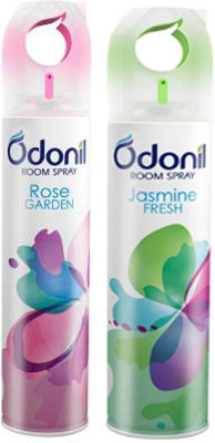 Odonil Jasmine and Rose Spray Jasmine and rose(2 x 150 ml)