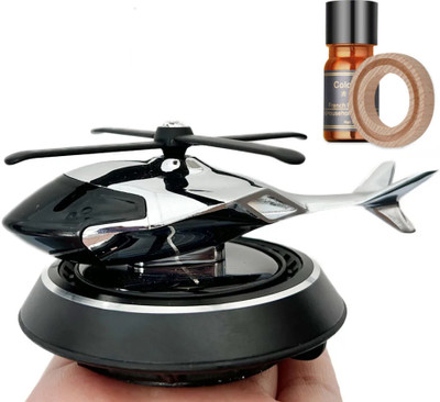 partizano Solar Powered Car Perfume Diffuser Helicopter Design, For Car Dashboard multicol Diffuser Solar Powered Car Perfume Diffuser Helicopter Design, For Car Dashboard with Perfume liquid multicol(10 ml)