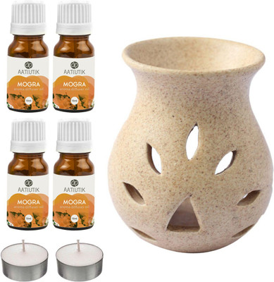 Aatiutik Mogra Diffuser Set AT-2TL_GRAINTDIF_4MOG(7 x 5.71 ml)