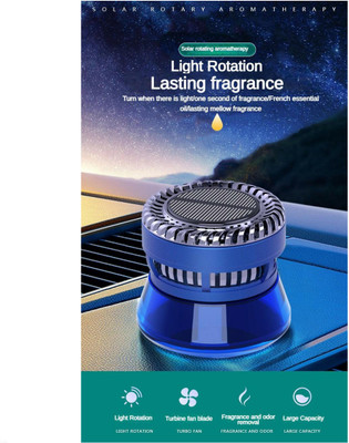HouseOfCommon Car Air Freshner Diffuser GEMACAR_SOLAR ROTATING AROMA THERAPY_G2136(50 ml)
