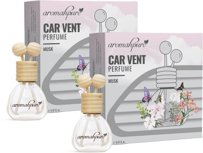 Aromahpure Car Perfume Vent Clip Musk Fragrance Car Air Freshener Last upto 30 days Car Freshener Diffuser(2 x 14 ml)