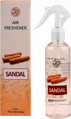 JETHARAM DAWARJI INTERNATIONAL Sandal Air Freshener | Refreshing Room Car Freshener Spray Sandal Air Freshener - 250ml | Refreshing Room Spray | Invigorating Aromatherapy for a Wave of Freshness(250 ml)