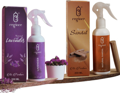 REGINCE lavender, Sandal Spray Room air freshener spray 400ml sandal lavender_15(2 x 200 ml)