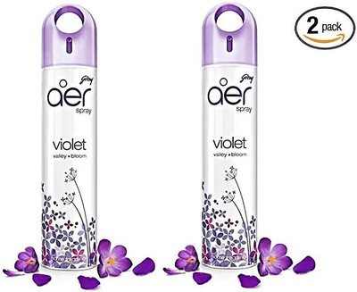 Godrej Violet Valley Bloom Spray Aer Spray Room/Office Freshener Violet Valley Bloom(2 x 220 ml)