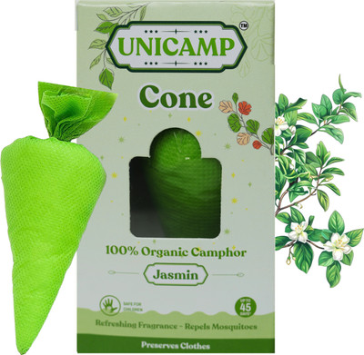 Unicamp Camphore Airfreshner -Jasmine-Pack of 1 Potpourri Camphore Airfreshner -Jasmine-Pack of 1(1 Units)