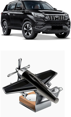 YUNEIK Car Solar Air Freshner Automatic Rotating Diffuser YK-BLACK-SINGLE-FAN-255(100 g)