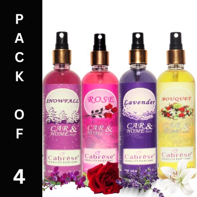 CABRESE SNOWFALL, ROSE, LAVENDER, BOUQUET Spray(4 x 250 ml)