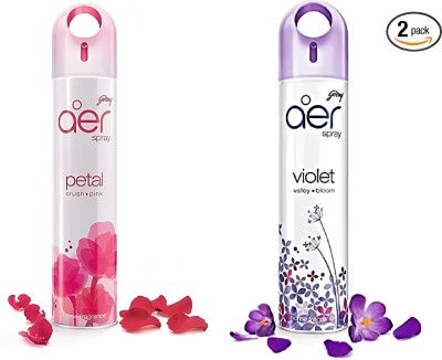 Godrej Petal Crush Pink, Violet Valley Bloom Spray(2 x 220 ml)