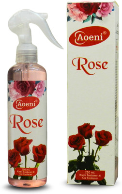 AOENI Rose Spray Rose Air Freshener Spray (250ml) | Long-Lasting Odor Eliminator for Home, air ,car, Hotel & Office(250 ml)