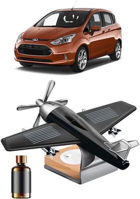 YUNEIK Car Solar Air Freshner Automatic Rotating Diffuser YNK-BLACK-SINGLE-FAN-124(100 g)
