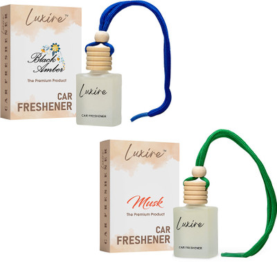 LUXIRE BLACKAMBER-MUSK Car Freshener Diffuser lx-02(2 x 10 ml)