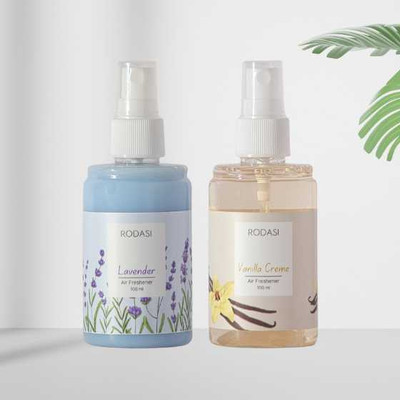 RODASI LAVENDER VANILLA CREAME Car Freshener Spray 5052_FLVVC100ML(2 x 100 ml)