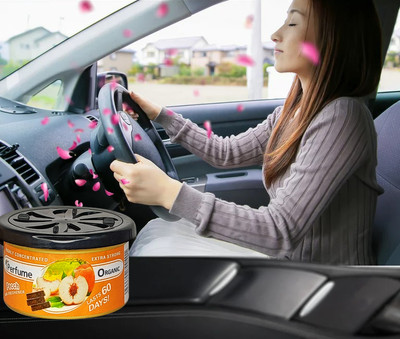 WLEWORLDLOOKENTERPRISES ™ i Perfume Peach Fragrance for Car Dashboard Car Fragrance perfume Diffuser Car Fragrance perfume Aromatherapy Car Interior, Decoration Perfume 42 gram(1 Units)