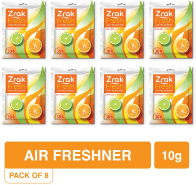 Zrak Pocket Air Freshener Oranges'N'Lemons Blocks Pocket Air Freshener Oranges'N'Lemons(8 x 1 Units)