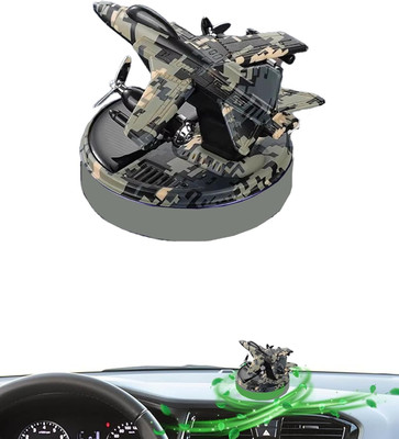 SRPHERE Army Aircraft Design Air Freshener Solar Perfume Grey, aroma Diffuser Military Aircraft Camouflage Fighter Jet Model Car Air Freshener Dashboard Perfume(1 Units)