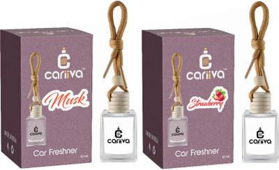Cariiva MUSK - STRAWBERRY Car Freshener Diffuser CR_02(2 x 10 ml)