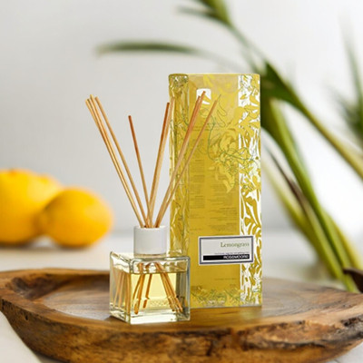 ROSeMOORe Lemongrass - 1 Diffuser Scented 10 Stick Reed Diffuser Lemongrass - 1(200 ml)