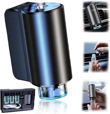 JMD GLOBAL SALES flower Car Freshener Diffuser Car Aroma (Diffuser+3pcs Men's), Black(1 ml)